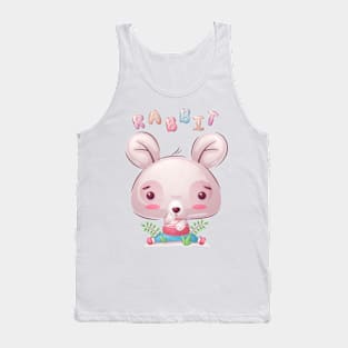 Cute Rabbit Kawaii Cartoon Animals Tank Top